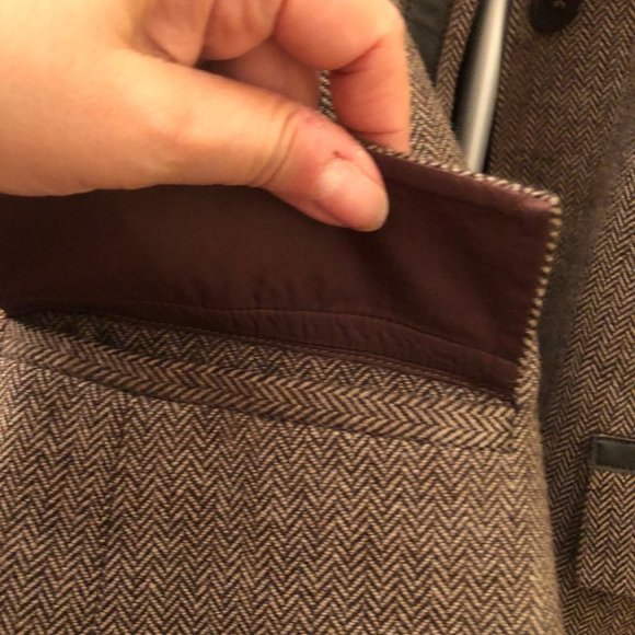 Neiman Marcus jacket woolen brown size 8 - Picture 4 of 8